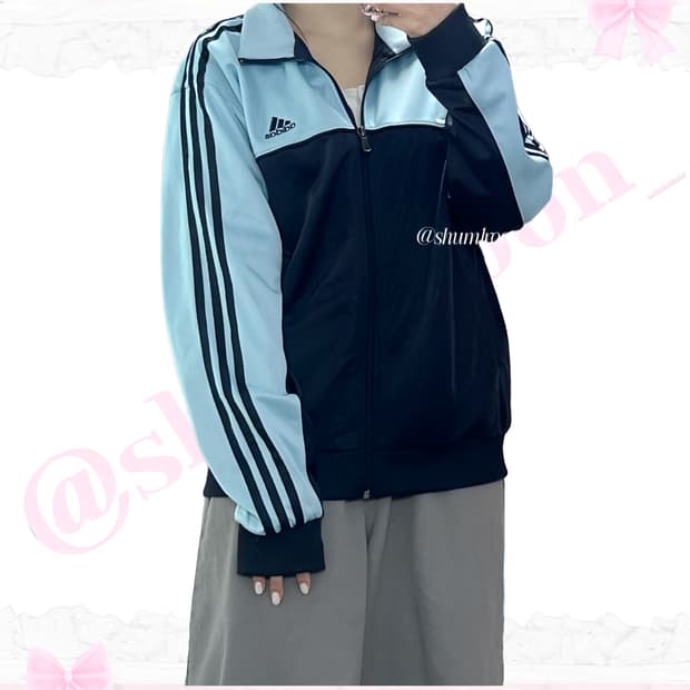 아디다스 대만 체육복 져지 연하늘네이비