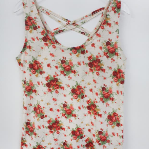 Flower sleeveless 