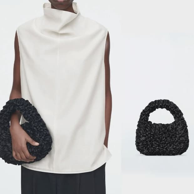 COS 코스 달리아백 미니 블랙