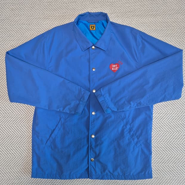 휴먼메이드 코치 자켓 블루컬러 L