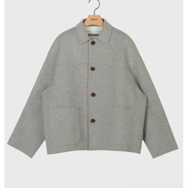 노앙 핸드메이드 오버사이즈 캐시미어 코트