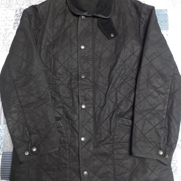 바버 퀼팅 자켓  M(실용100~105)