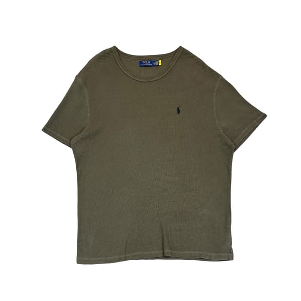 랄프로렌 폴로 카키 와플 티셔츠 (2XL)  