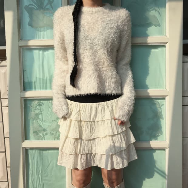 fluffy knit