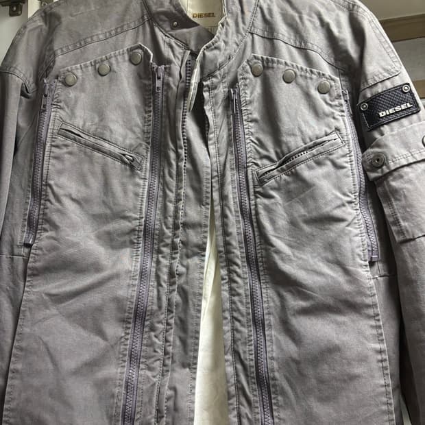 Diesel 디젤 패널 라이더 자켓