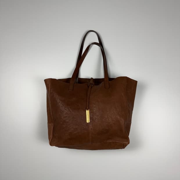젠텐 가죽 토트백 