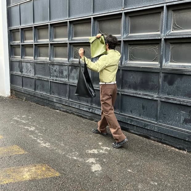 (48) aieul stra pants brown