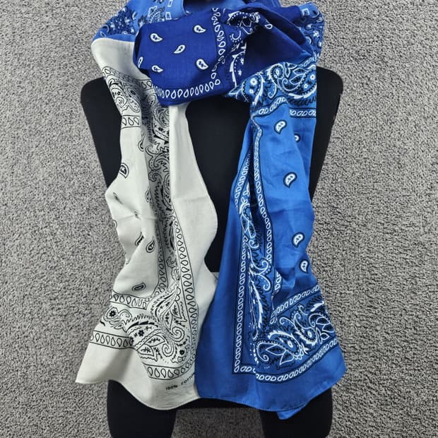 반다나 리워크 커스텀 스카프 머플러 / 10433