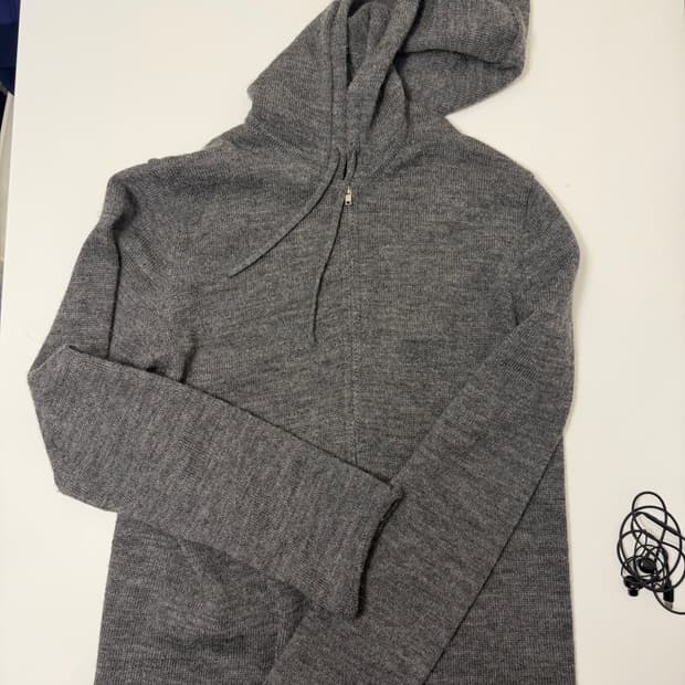 꼼데가르송옴므 니트후드집업