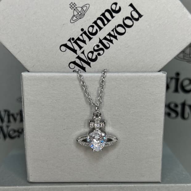 비비안웨스트우드 아카이브 아리엘라 하트 orb 팬던트 목걸이