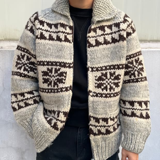 [코위찬] •90s Canada Tuak Wool Cowichan