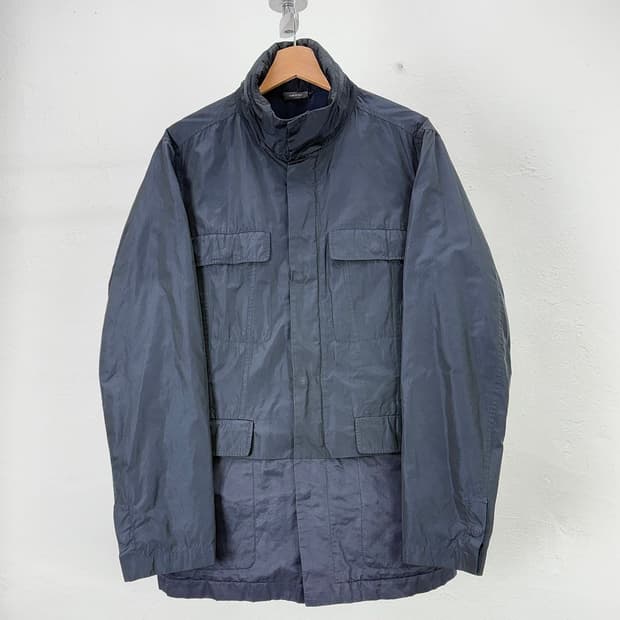 질샌더 비트윈 블랙퍼플 잉크 필디드 자켓