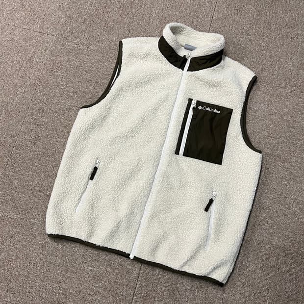 콜럼비아 후리스 조끼