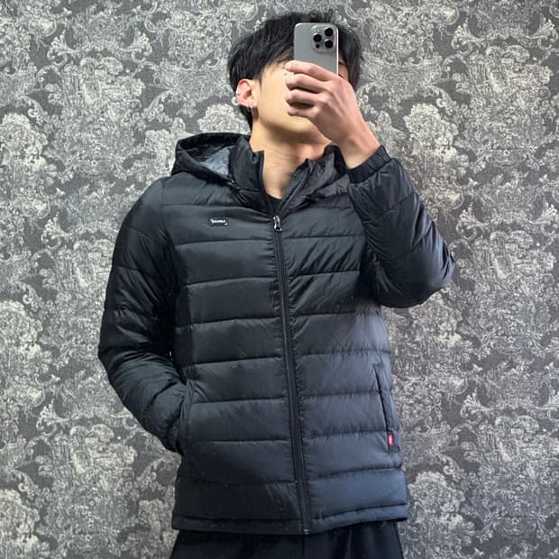 levi's 오리털 후드 경량 패딩