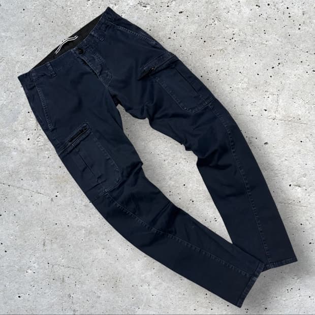 [32] 스톤아일랜드 워싱 카고 바지 팬츠 수입택 D11
