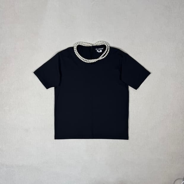 Pearl Neck Tunic T-Shirt