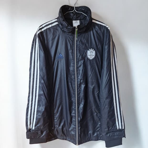 아디다스 챔피언스리그 나일론자켓 블랙 95 (실측95~100)