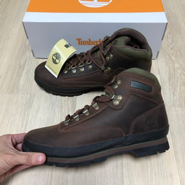 (270) 새상품 팀버랜드 Timberland 유로하이커 부츠 다크브라운