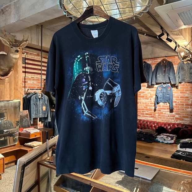 90s USA 빈티지 스타워즈 다스베이더 반팔 티셔츠