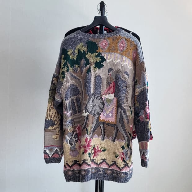 🖼 한 폭의 그림을 담은 파스텔 니트 🖼