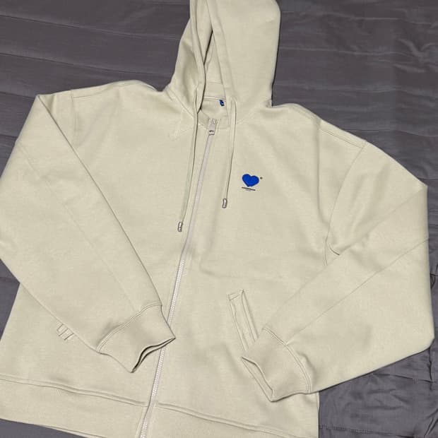 아더에러 트윈하트 후드집업 a1