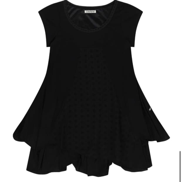 택○) 코이세이오 플라워 원피스 블랙