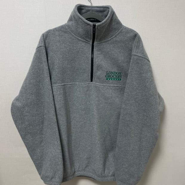 런던그로서리마켓 플리스 하프 집업