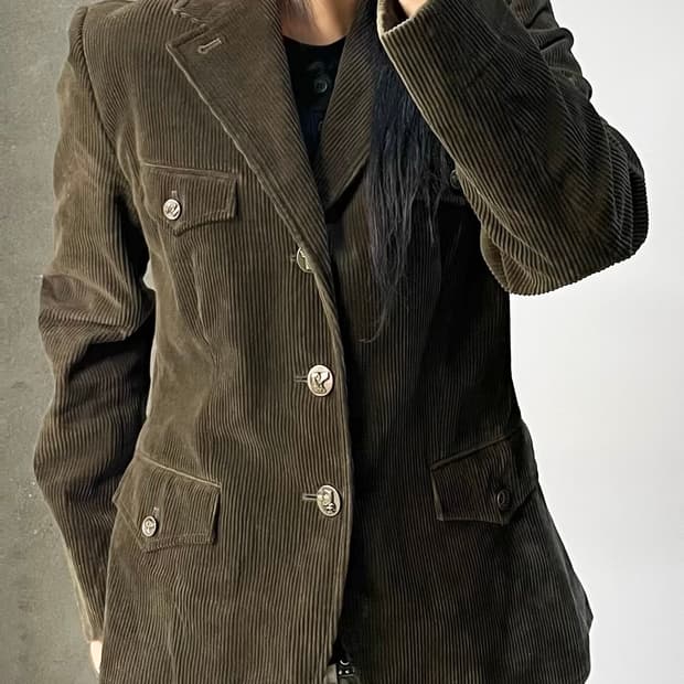 폴로 랄프 로렌 3B 코듀로이 블레이저