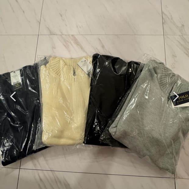 🔥[정품/새상품]🔥폴로 랄프로렌 클래식 반집업 쿼터 니트