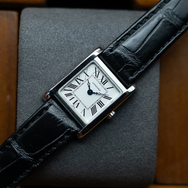 론진 돌체비타 1926 탱크 스몰 여성 빈티지 시계