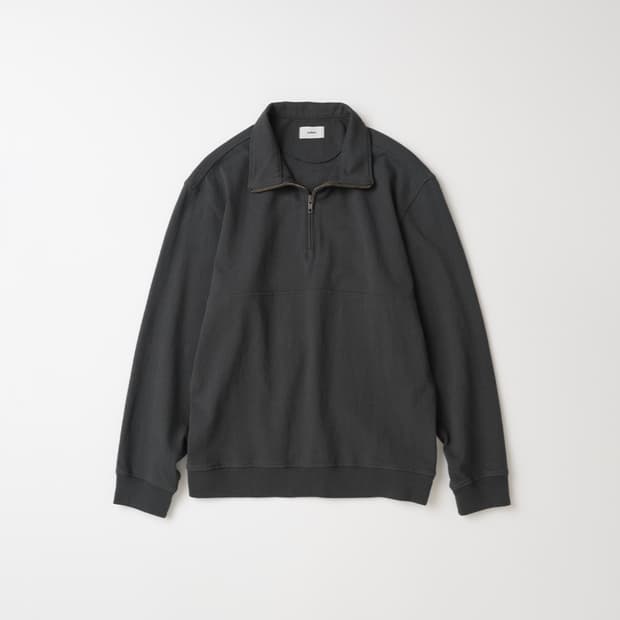 132 Half Zip Light Sweatshirt - Charcoal