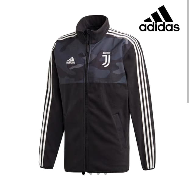 L) 아디다스 유벤투스 시즌스페셜 플리스 트랙탑 카모 져지 후리스 자켓
