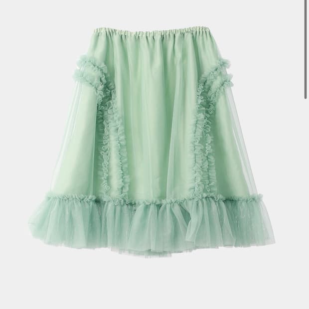 생긴스튜디오 러플 스커트