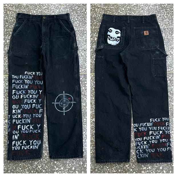 칼하트 커스텀 카펜터 팬츠 31