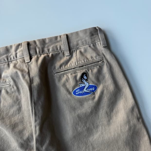 슈프림 핀업 치노 팬츠 베이지