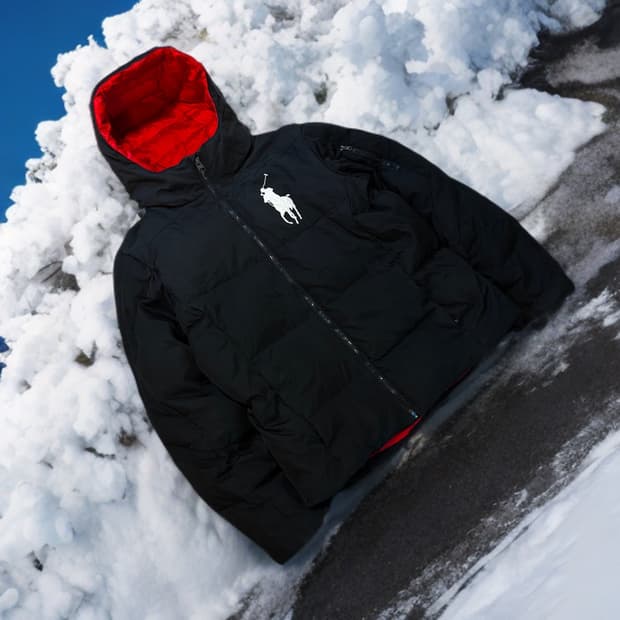 폴로 빅포니 패딩 후디 블랙 (XL)