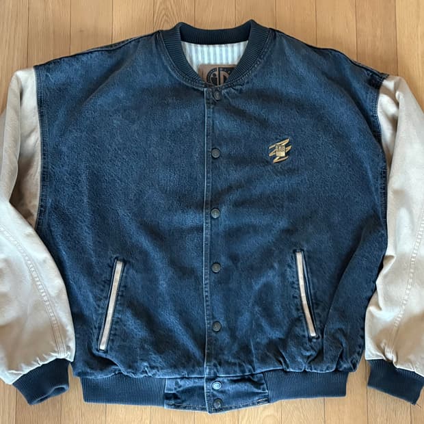 International Denim 바시티 자켓