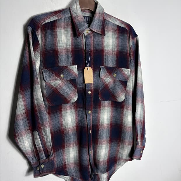 Break off 체크 셔츠