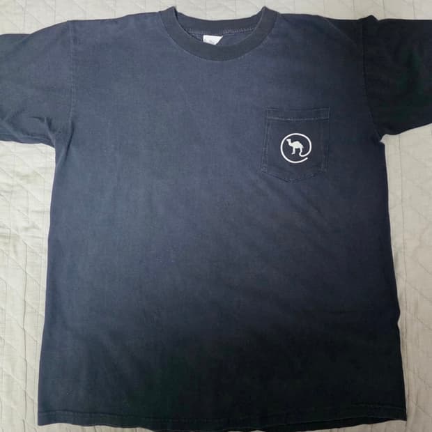 90s 카멜 프로모 티셔츠