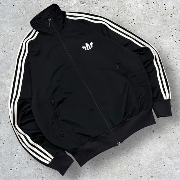 [110] 09s 아디다스 파이어버드 삼선 트랙탑 블랙 져지 C822