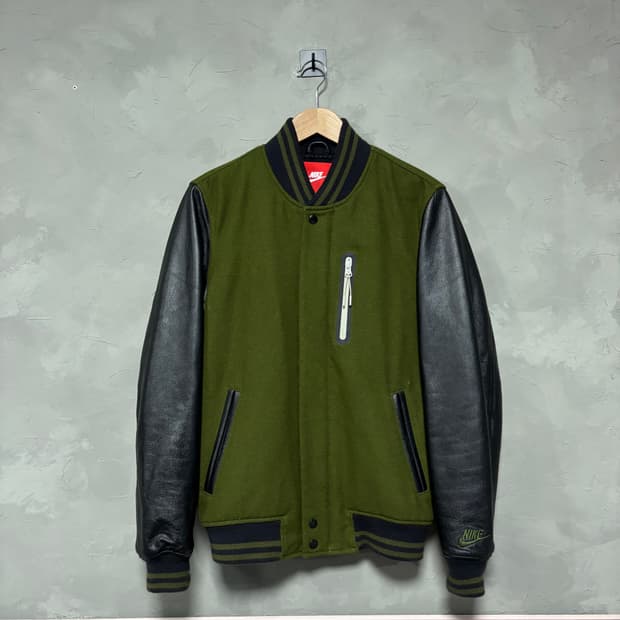 나이키 nsw 디스트로이어 레더 자켓