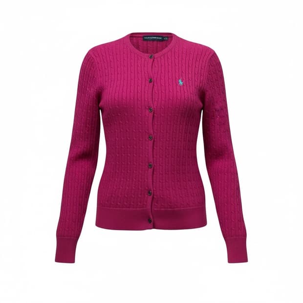 랄프로렌 (W) 케이블 니트 가디건