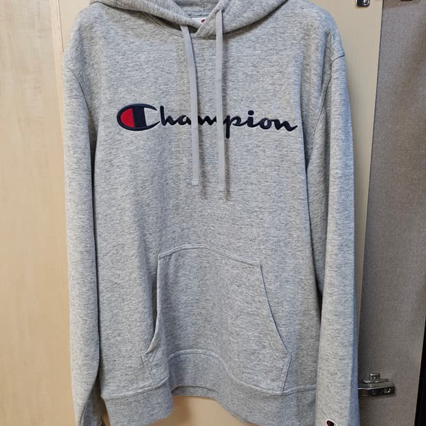챔피온 회색 후드티 M