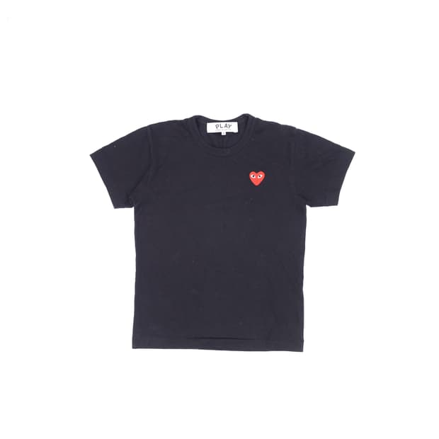 S 꼼데가르송 하트 와펜 반팔티 0407M