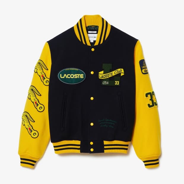 [새상품] 라코스테 블루종 바시티 자켓 정가 99.9만원