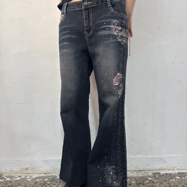 zzaim design denim pants