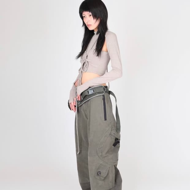 혜인서 밀리터리 카고팬츠 블랙 1