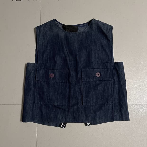 럭키슈에뜨 데님 베스트 조끼 36