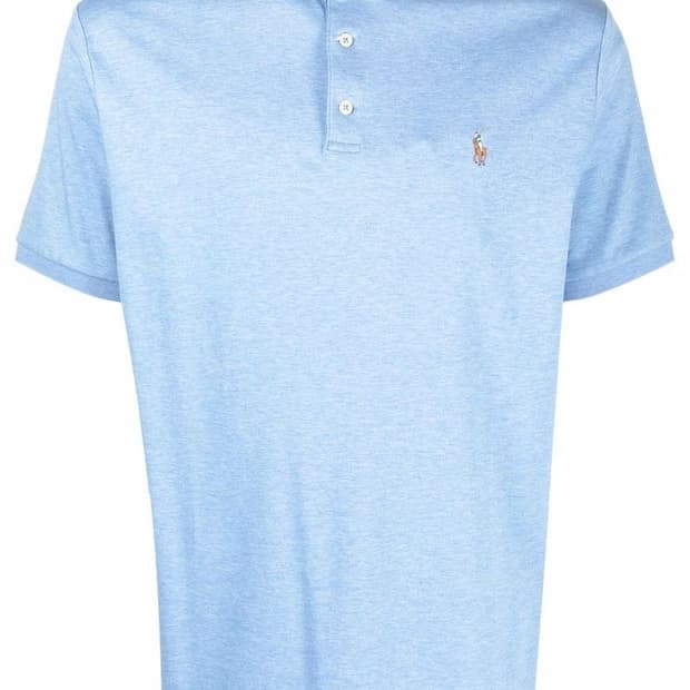 폴로 자수 로고 반팔 카라 티셔츠 110
