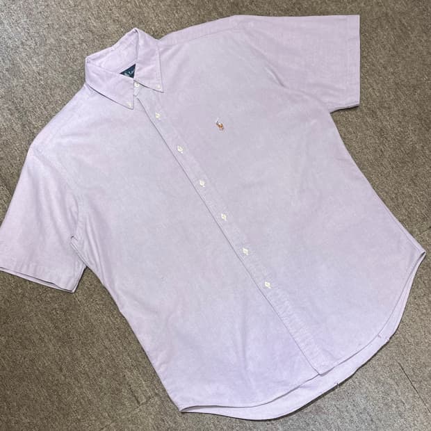 (M) POLO 폴로 랄프로렌 솔리드 반팔 셔츠 블레이크